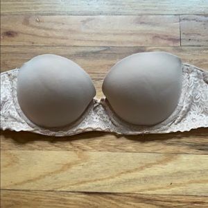 Aerie Sunmer strapless push up bra